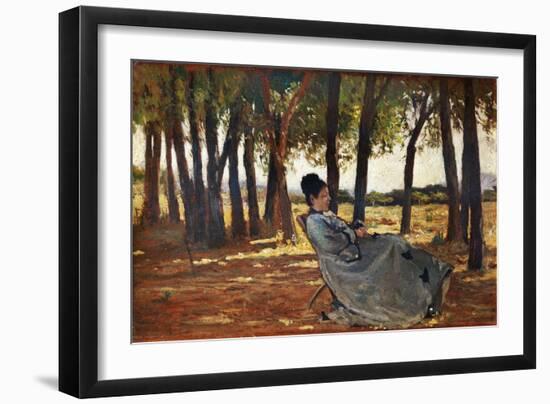 Madam Martelli Castiglioncello, Circa 1867-Giovanni Fattori-Framed Giclee Print