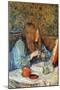 Madam Poupoule On The Toilet-Henri de Toulouse-Lautrec-Mounted Art Print