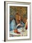 Madam Poupoule On The Toilet-Henri de Toulouse-Lautrec-Framed Art Print