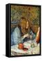 Madam Poupoule On The Toilet-Henri de Toulouse-Lautrec-Framed Stretched Canvas