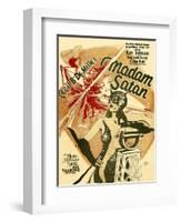 MADAM SATAN, Kay Johnson, window card, 1930.-null-Framed Art Print