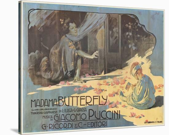 Madama Butterfly-Adolfo Hohenstein-Stretched Canvas