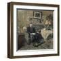 Madame Adrien Bénard-Edouard Vuillard-Framed Art Print