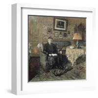 Madame Adrien Bénard-Edouard Vuillard-Framed Art Print