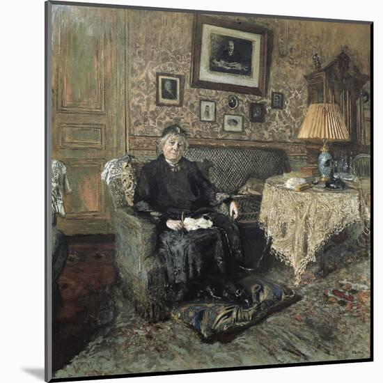 Madame Adrien Bénard-Edouard Vuillard-Mounted Art Print