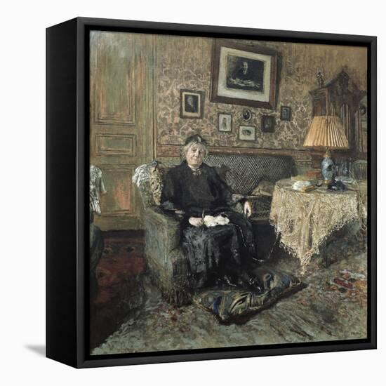 Madame Adrien Bénard-Edouard Vuillard-Framed Stretched Canvas