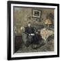 Madame Adrien Bénard-Edouard Vuillard-Framed Art Print