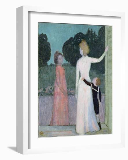 Madame Adrien Mithouard and Her Son, Jacques, 1903-Maurice Denis-Framed Giclee Print