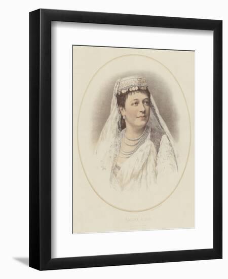 Madame Albani, Prima Donna-null-Framed Premium Giclee Print