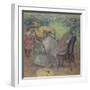 Madame Alexis Rouart et ses enfants-Edgar Degas-Framed Giclee Print