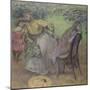 Madame Alexis Rouart et ses enfants-Edgar Degas-Mounted Giclee Print