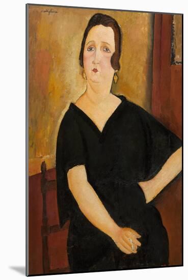 Madame Amedee (Woman with Cigarette), 1918-Amedeo Modigliani-Mounted Art Print