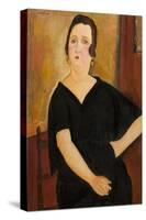 Madame Amedee (Woman with Cigarette), 1918-Amedeo Modigliani-Stretched Canvas