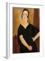 Madame Amedee (Woman with Cigarette), 1918-Amedeo Modigliani-Framed Art Print