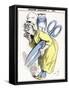 Madame Anastasie-André Gill-Framed Stretched Canvas