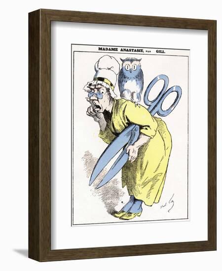 Madame Anastasie-André Gill-Framed Giclee Print