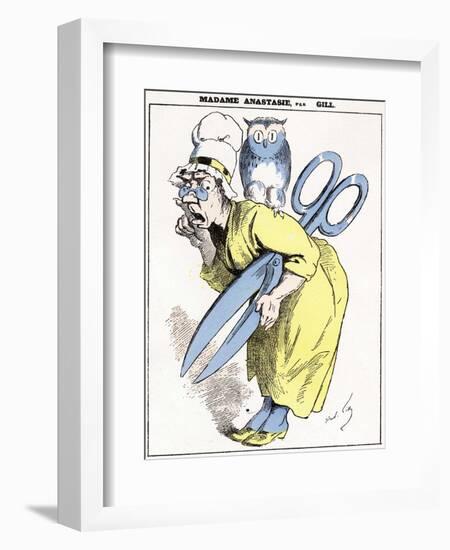 Madame Anastasie-André Gill-Framed Giclee Print