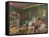 Madame André Wormser and Her Children, 1927-Édouard Vuillard-Framed Stretched Canvas
