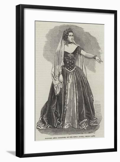 Madame Anna Caradori, of the Royal Opera, Drury-Lane-null-Framed Giclee Print