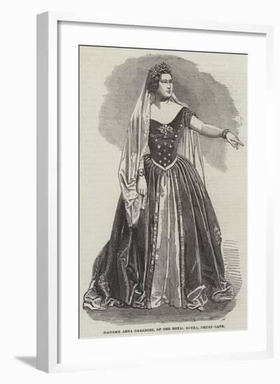 Madame Anna Caradori, of the Royal Opera, Drury-Lane-null-Framed Giclee Print