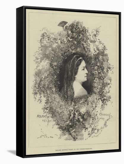 Madame Arnould Plessy, of the Comedie-Francaise-Edmond Morin-Framed Stretched Canvas