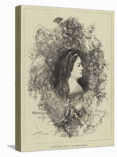 Madame Arnould Plessy, of the Comedie-Francaise-Edmond Morin-Stretched Canvas