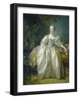 Madame Bergeret, C. 1766-Francois Boucher-Framed Giclee Print