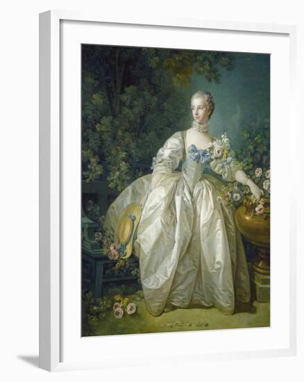 Madame Bergeret, C. 1766-Francois Boucher-Framed Giclee Print