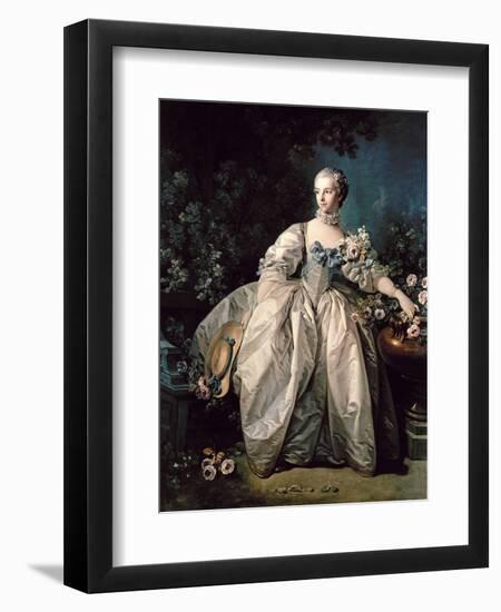 Madame Bergeret-Francois Boucher-Framed Giclee Print