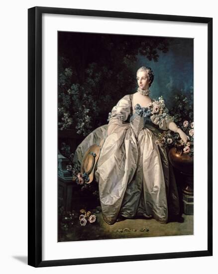 Madame Bergeret-Francois Boucher-Framed Giclee Print