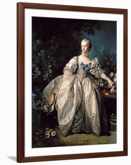 Madame Bergeret-Francois Boucher-Framed Giclee Print