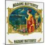 Madame Butterfly Brand Cigar Outer Box Label-Lantern Press-Mounted Art Print