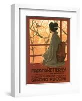 Madame Butterfly Poster-null-Framed Giclee Print