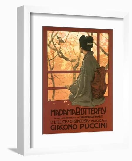 Madame Butterfly Poster-null-Framed Giclee Print