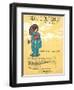 Madame Butterfly Sheet Music-null-Framed Art Print