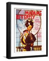 Madame Butterfly-null-Framed Art Print