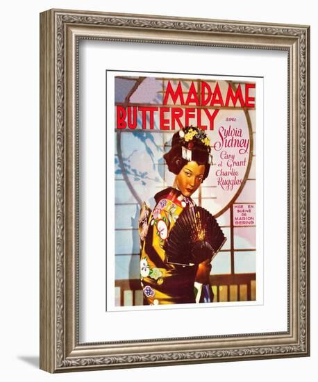 Madame Butterfly-null-Framed Art Print