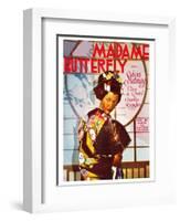 Madame Butterfly-null-Framed Art Print