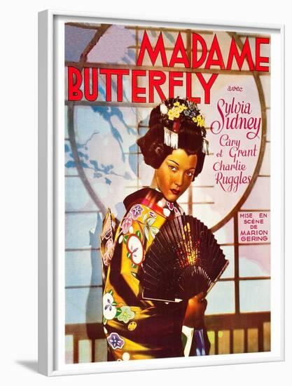 Madame Butterfly-null-Framed Art Print
