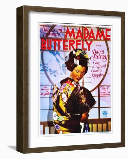 Madame Butterfly-null-Framed Art Print