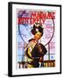 Madame Butterfly-null-Framed Art Print