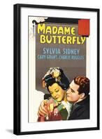 Madame Butterfly-null-Framed Art Print