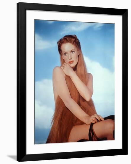 Madame by Coventry (Lady Godiva of Coventry) by Arthur Lubin with Maureen O'Hara (Lady Godiva), 195-null-Framed Photo