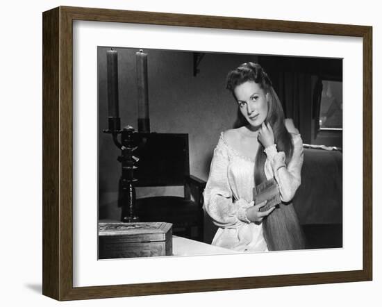 Madame by Coventry (Lady Godiva of Coventry) by Arthur Lubin with Maureen O'Hara (Lady Godiva), 195-null-Framed Photo