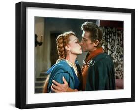 Madame by Coventry (Lady Godiva of Coventry) by Arthur Lubin with Maureen O'Hara (Lady Godiva) and -null-Framed Photo