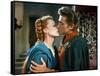 Madame by Coventry (Lady Godiva of Coventry) by Arthur Lubin with Maureen O'Hara (Lady Godiva) and -null-Framed Stretched Canvas