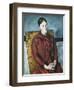 Madame Cezanne in a Yellow Armchair-Paul Cézanne-Framed Giclee Print