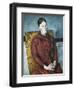 Madame Cezanne in a Yellow Armchair-Paul Cézanne-Framed Giclee Print