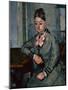 Madame Cezanne Leaning on a Table, circa 1873 by Cezanne-Paul Cezanne-Mounted Giclee Print