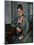 Madame Cezanne Leaning on a Table, circa 1873 by Cezanne-Paul Cezanne-Mounted Giclee Print